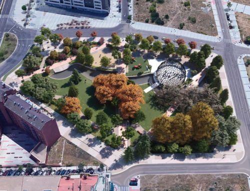 Licitada por 2,1 M€ la plaza-jardín central de la Ciudad de la Comunicación